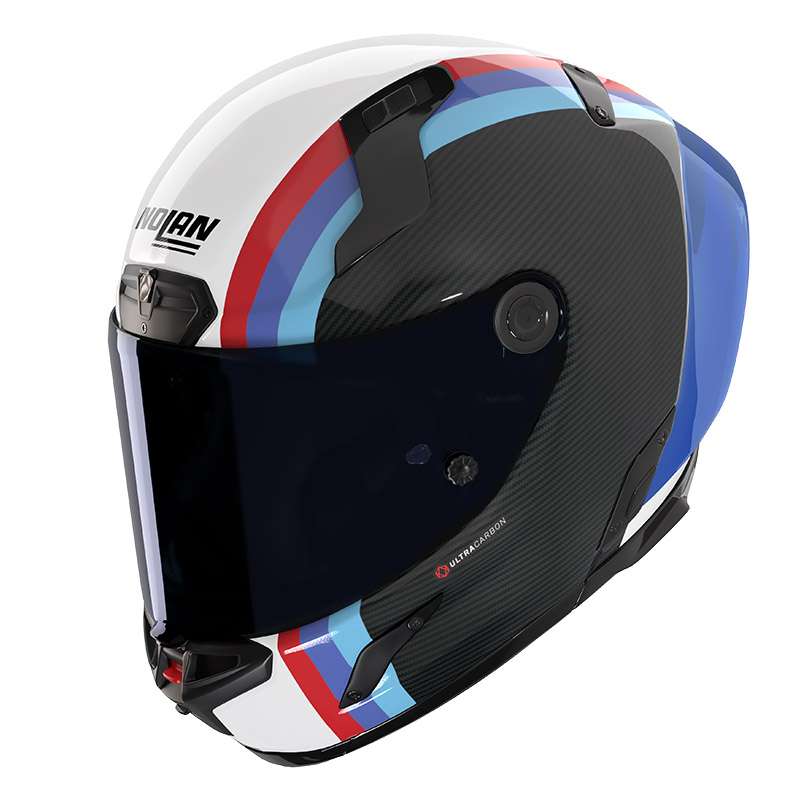 Nolan X-804 Rs Ultra Carbon Gemini Helmet Blue