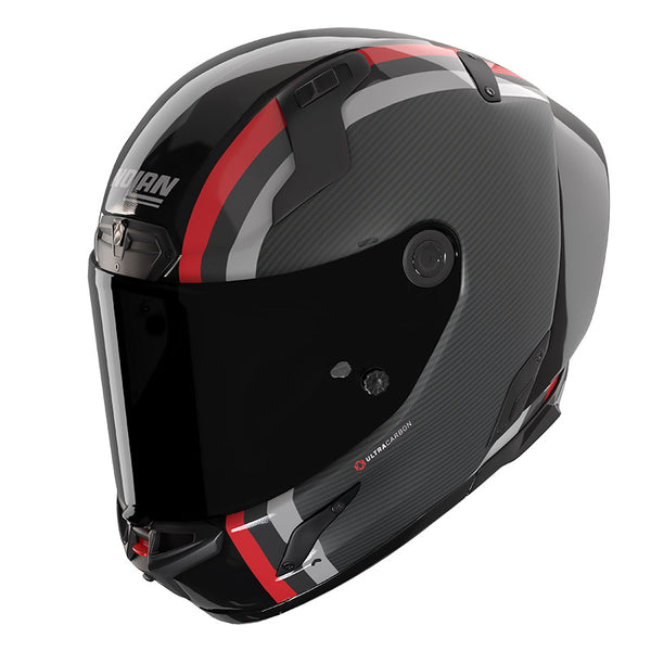 Nolan X-804 Rs Ultra Carbon Gemini Helmet Red