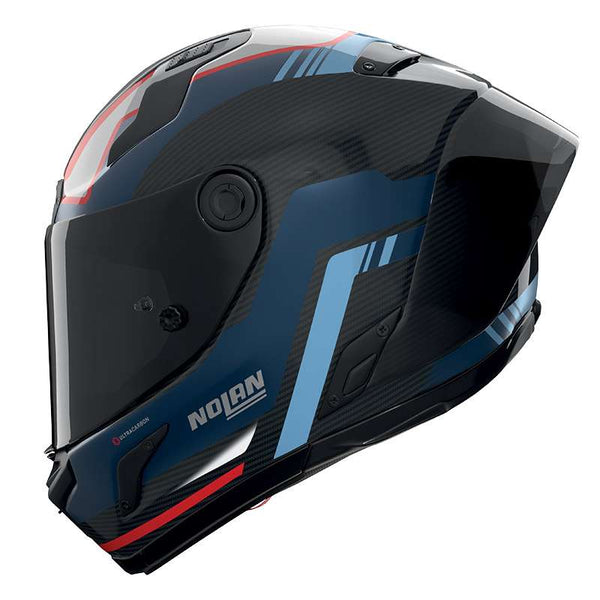 Nolan X-804 Rs Ultra Carbon Piega Helmet Blue