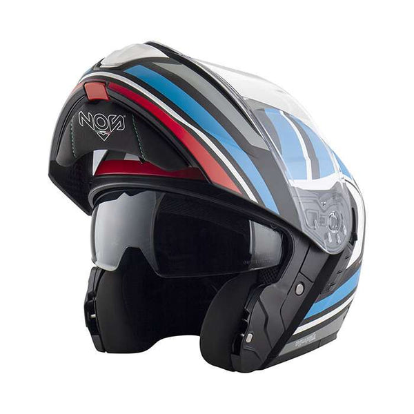 Nos Ns-14 Nitro Modular Helmet Blue Red Matt