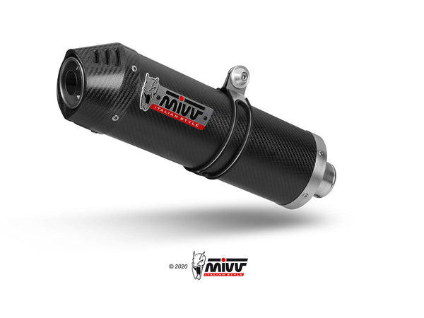 Mivv Oval Slip-On Exhaust for BMW R 1250 GSA 2019-22