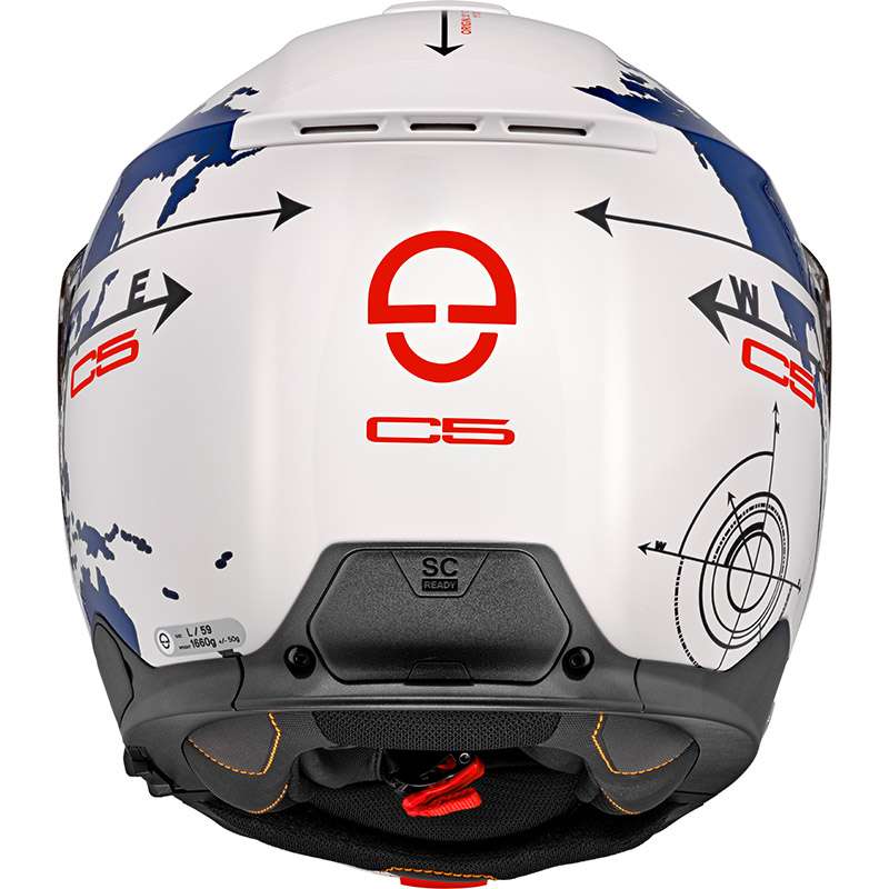 Schuberth C5 Globe Modular Helmet Blue