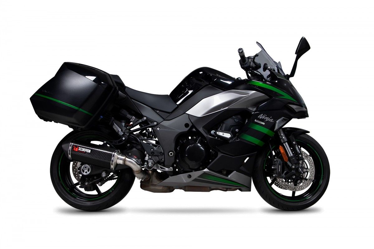 Scorpion Serket Parallel Slip-On Exhaust For Kawasaki Ninja 1000 2020-22