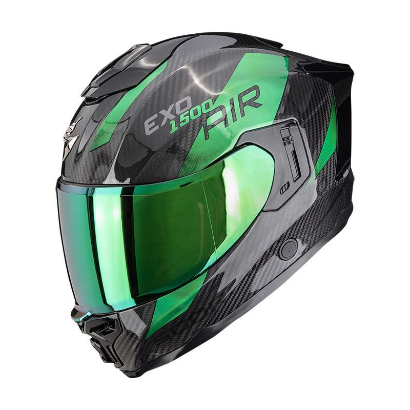 Scorpion Exo-1500 Carbon Air Platted Helmet Green