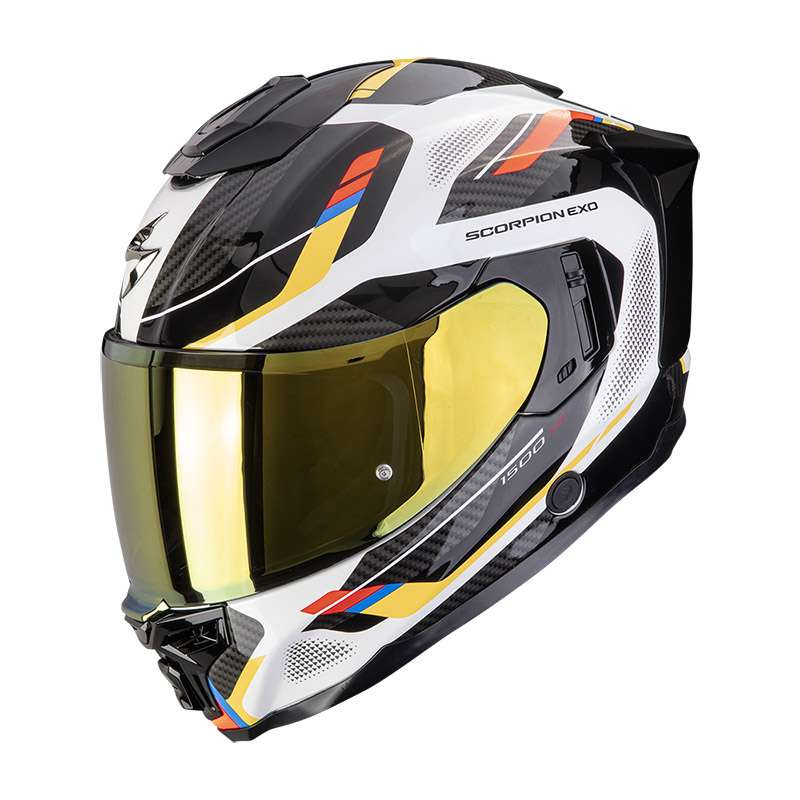 Scorpion Exo-1500 Air Sleek Helmet Blue Yellow