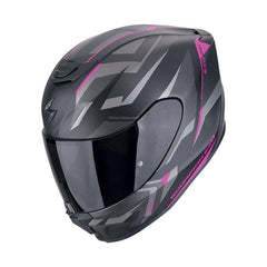 Scorpion Exo 391 Aaxo Helmet Black Matt Pink