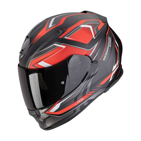 Scorpion Exo 491 Zumo Helmet Red Matt