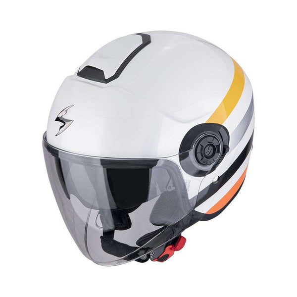 Scorpion Exo City 2 Bee Helmet White Yellow