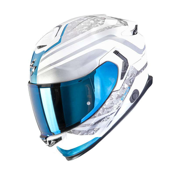 Scorpion Exo-gt Sp Air Arten Helmet White Blue