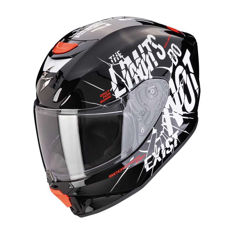 Scorpion Exo-jnr Air Boum Helmet Black White