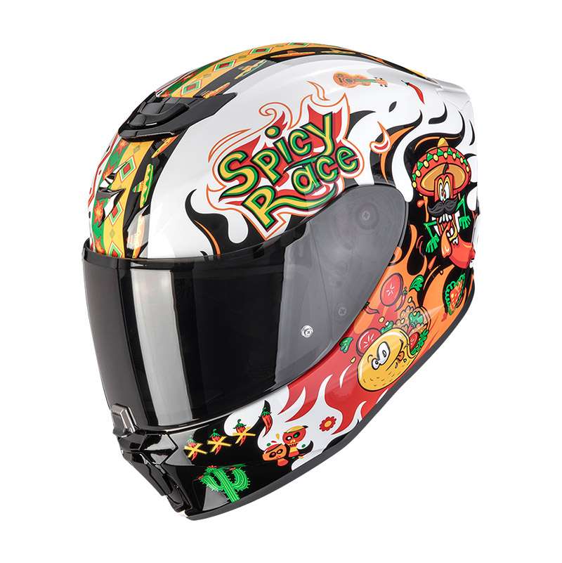 Scorpion Exo-jnr Air Yucatan Helmet White