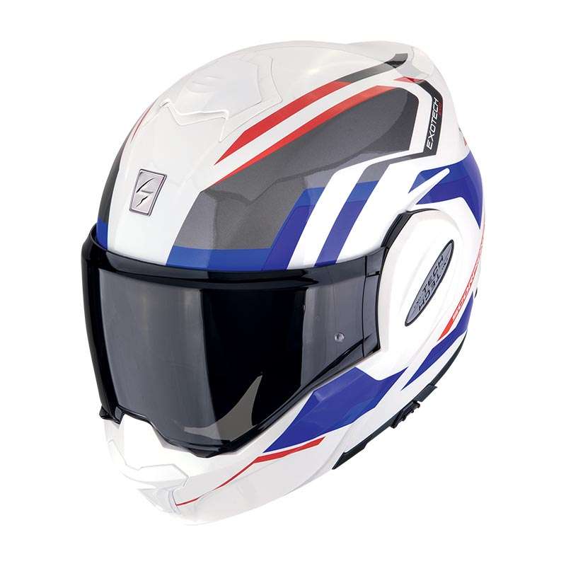 Scorpion Exo Tech Evo Furio Helmet Red Blue