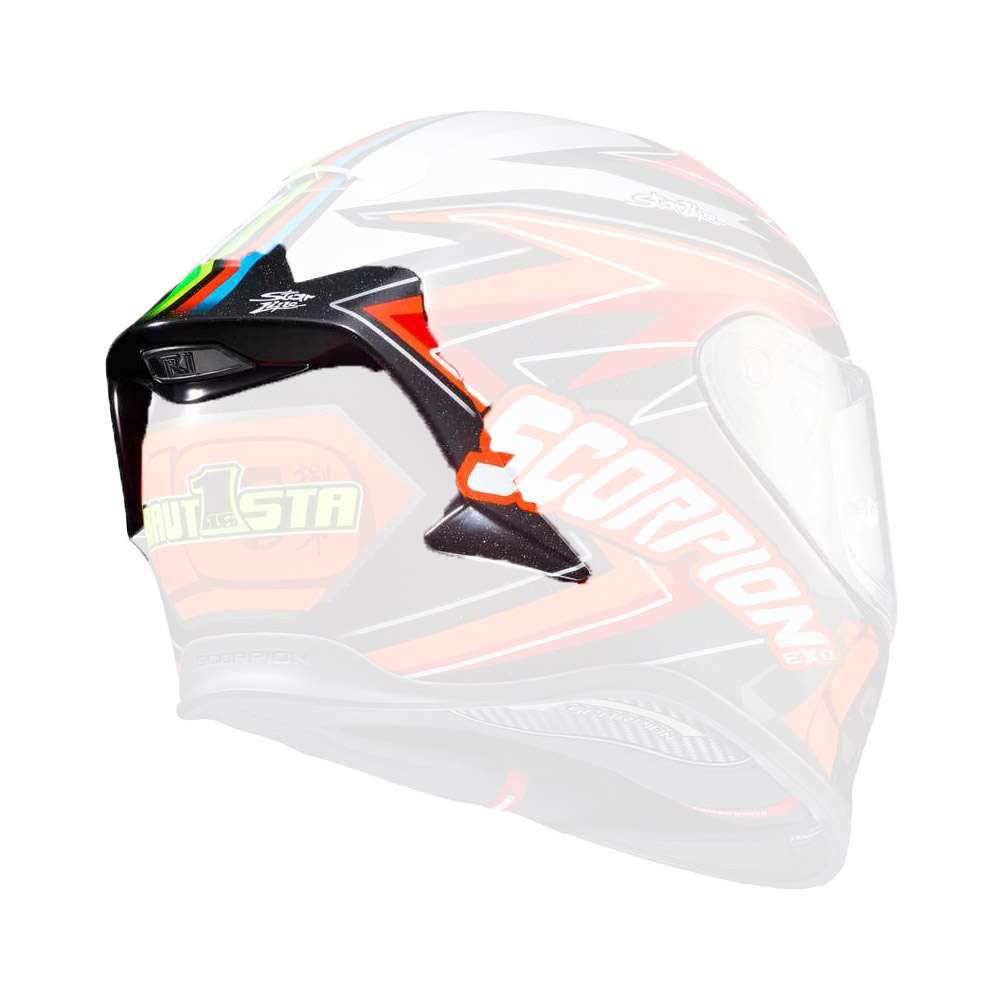 Scorpion Exo-r1 Air Supervent L Alvaro Spoiler Red