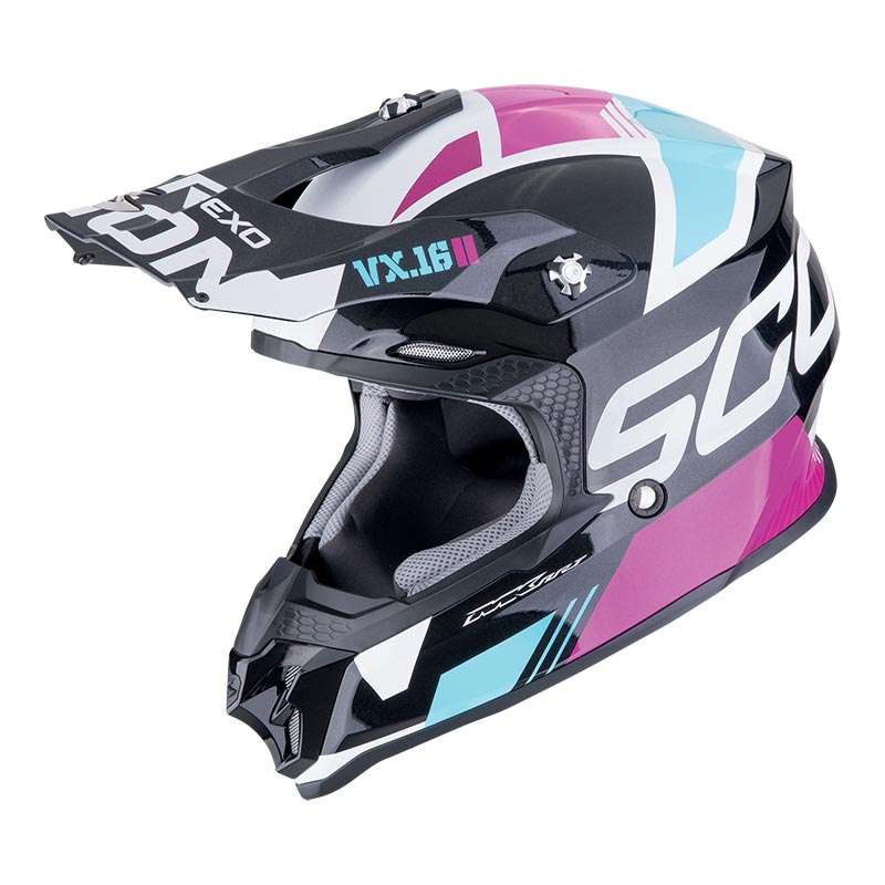 Scorpion Vx-16 Evo Air Analog Helmet Pink