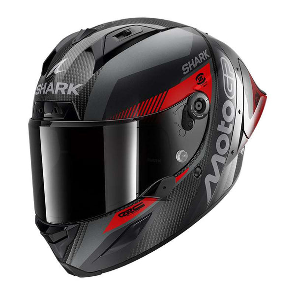 Shark Aeron Gp Fim2 Motogp Helmet Anthracite Red