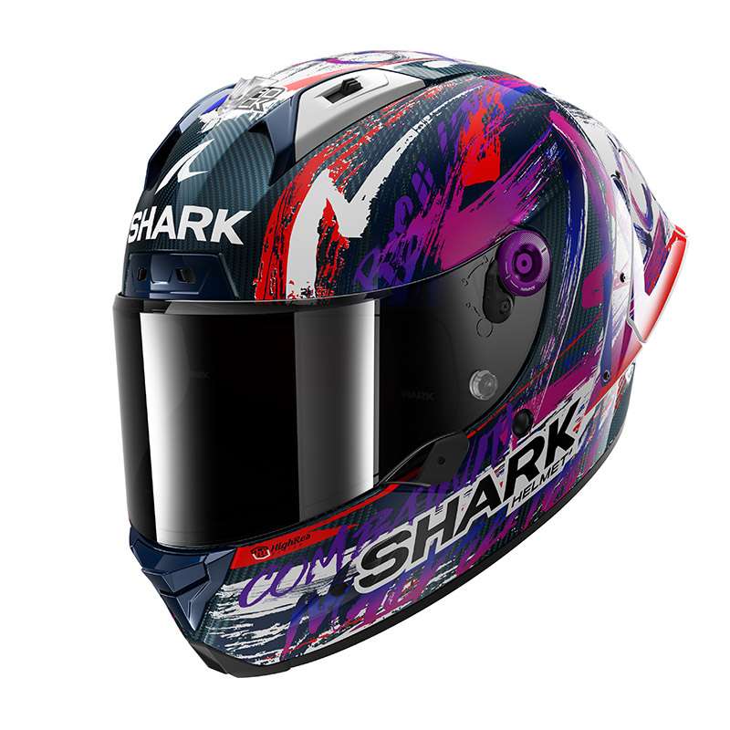 Shark Aeron Gp Fim Racing Zarco Signature Helmet Purple