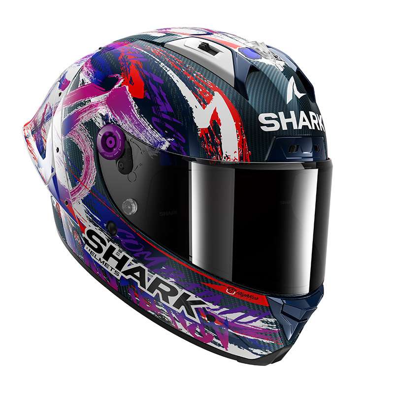 Shark Aeron Gp Fim Racing Zarco Signature Helmet Purple