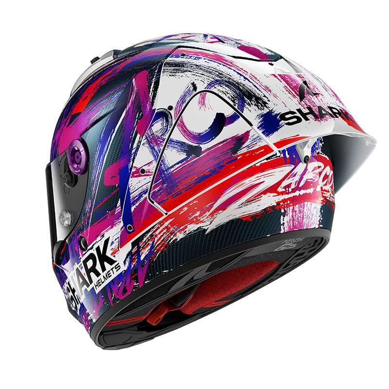 Shark Aeron Gp Fim Racing Zarco Signature Helmet Purple