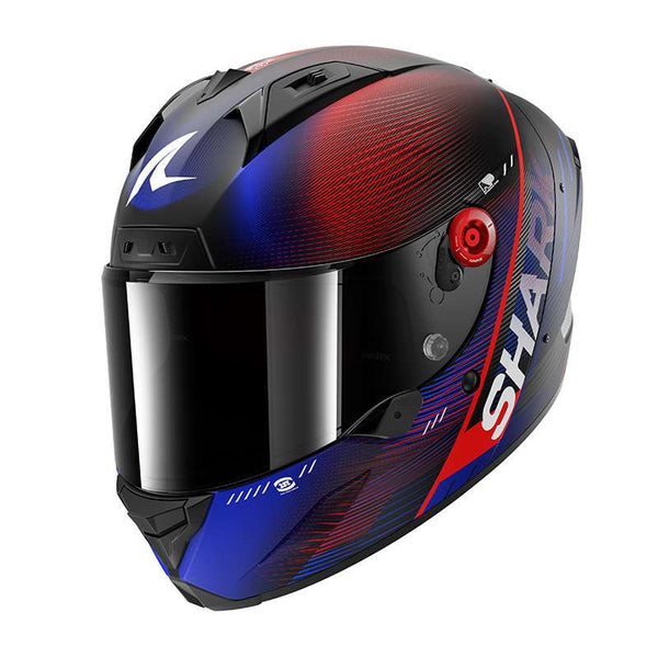 Shark Aeron Speed-tech Mat Helmet Blue Red