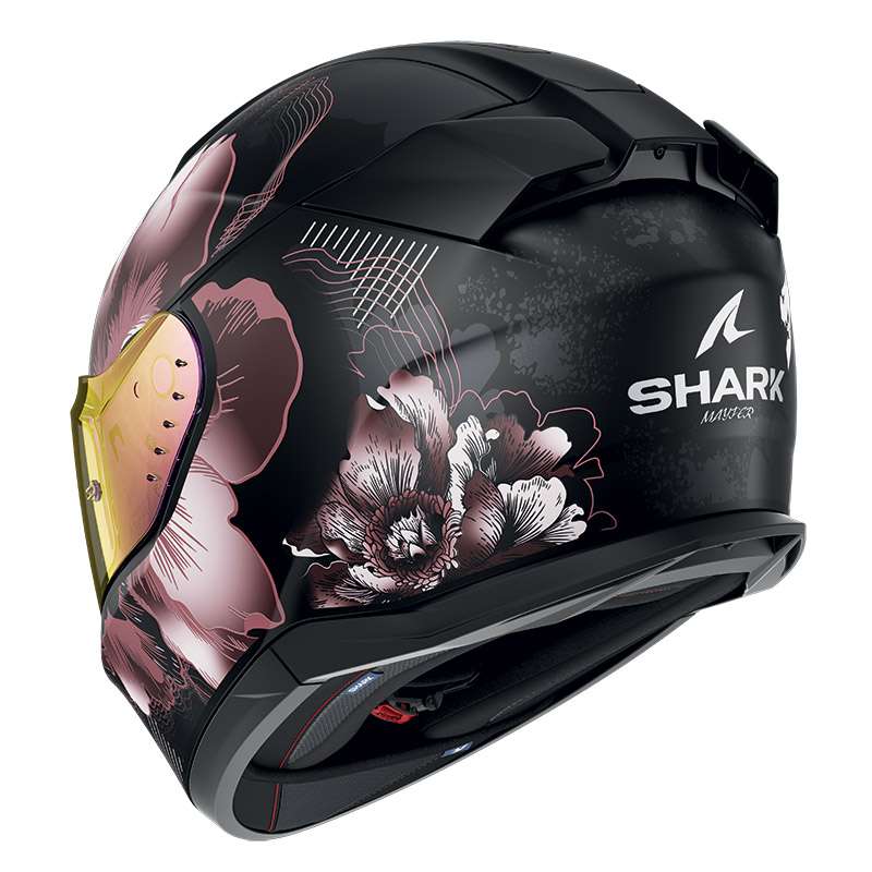 Shark D-skwal 3 Mayfer Mat Helmet Purple Gold