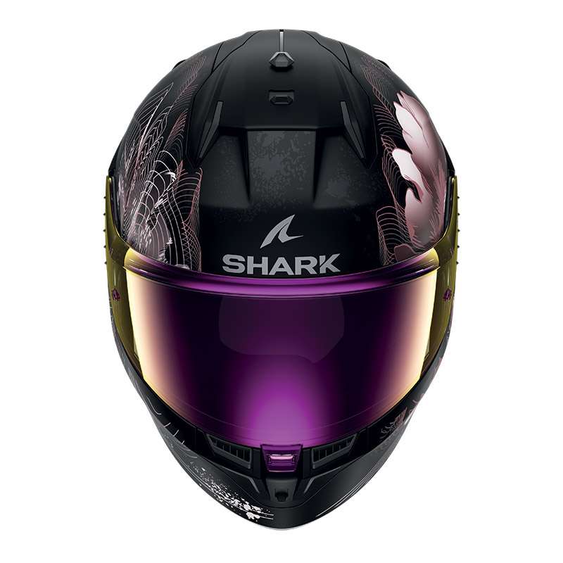 Shark D-skwal 3 Mayfer Mat Helmet Purple Gold