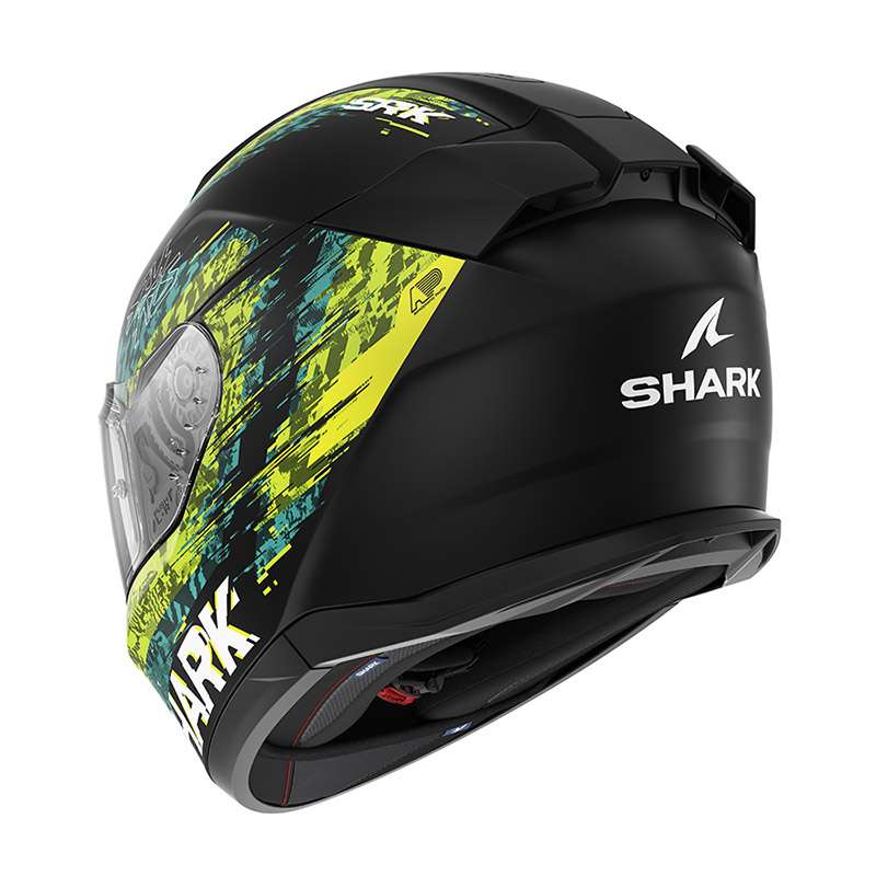Shark D-skwal 3 Speed-vib Mat Helmet Yellow