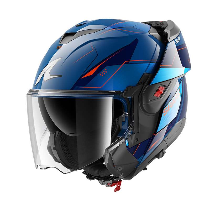 Shark Oxo Mekarium Modular Helmet Blue