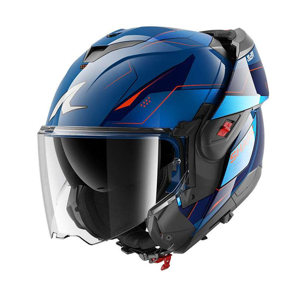 Shark Oxo Mekarium Modular Helmet Blue