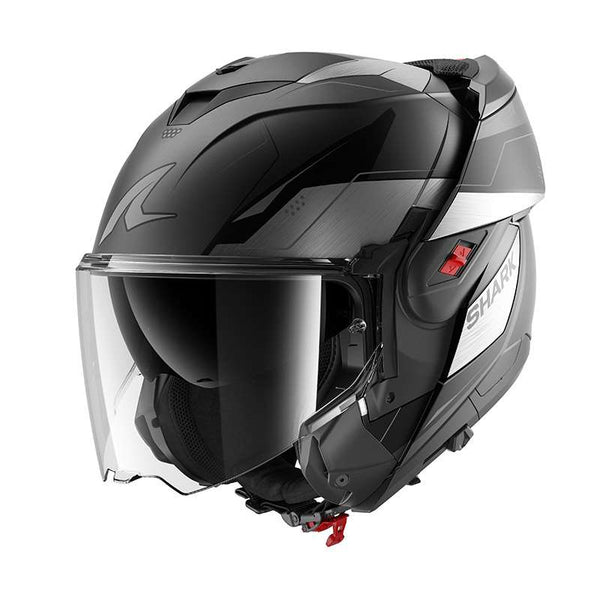 Shark Oxo Mekarium Mat Modular Helmet Anthracite