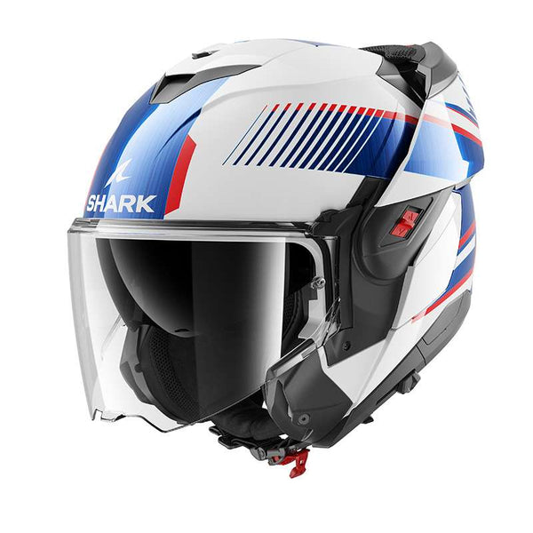 Shark Oxo Sikter Modular Helmet White Blue