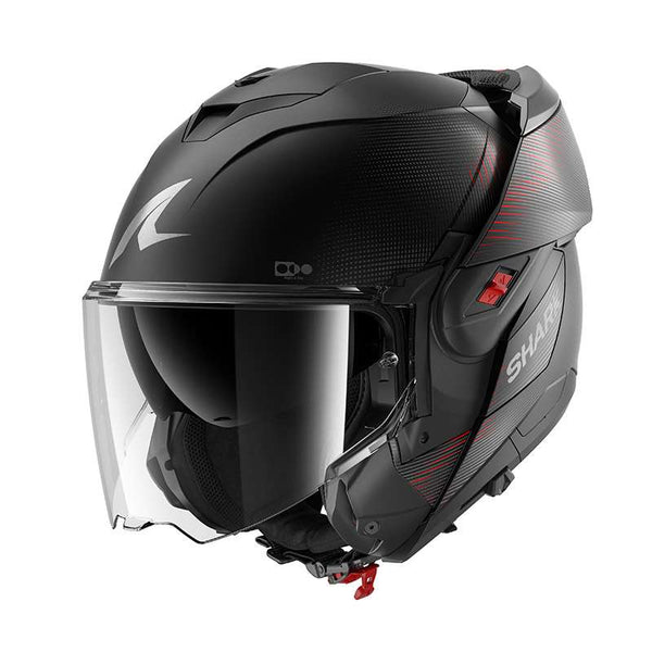 Shark Oxo Sp Lyne Mat Modular Helmet Black