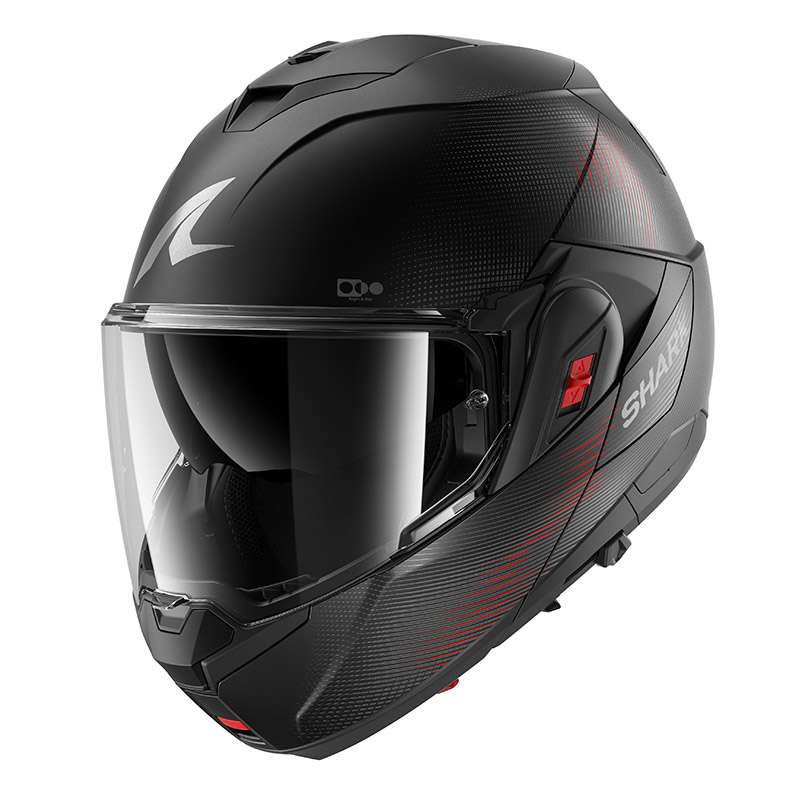 Shark Oxo Sp Lyne Mat Modular Helmet Black