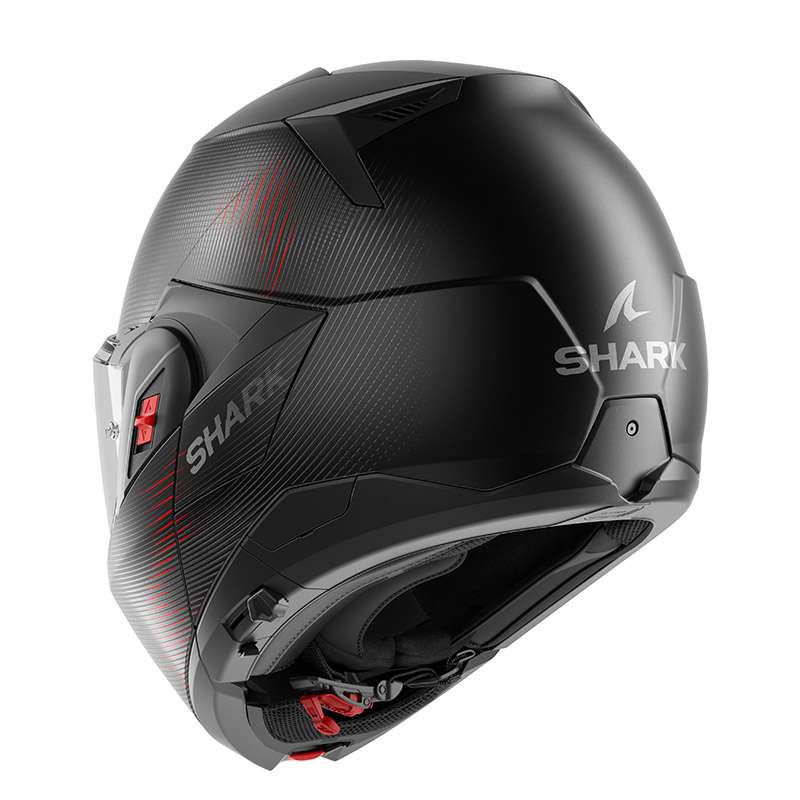 Shark Oxo Sp Lyne Mat Modular Helmet Black