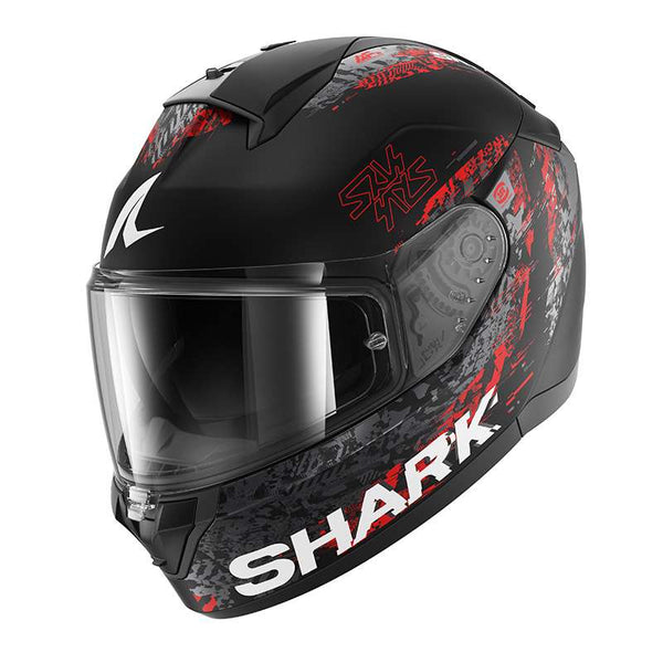 Shark Ridill 2 Speed-vib Mat Helmet Black Red