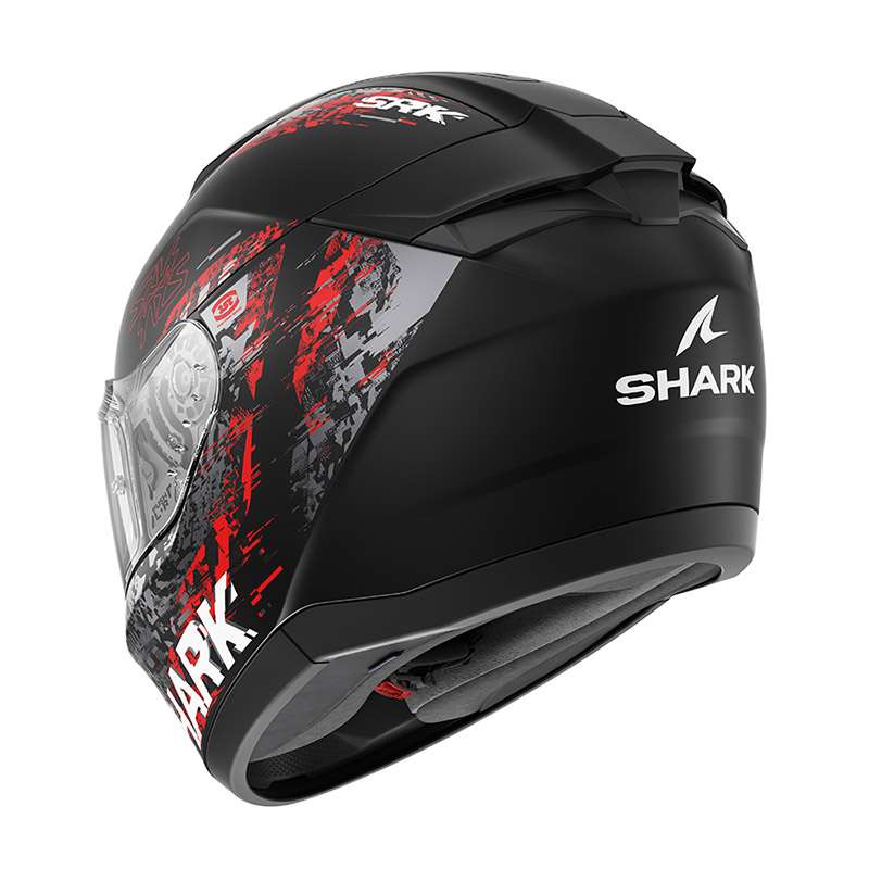 Shark Ridill 2 Speed-vib Mat Helmet Black Red