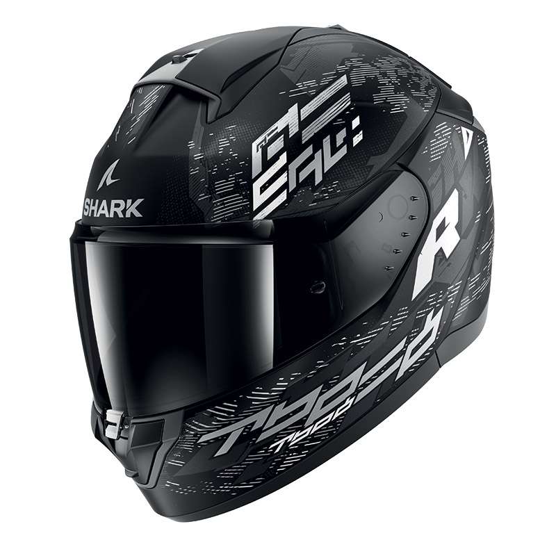 Shark Ridill 2 Molokai Mat Helmet White Silver