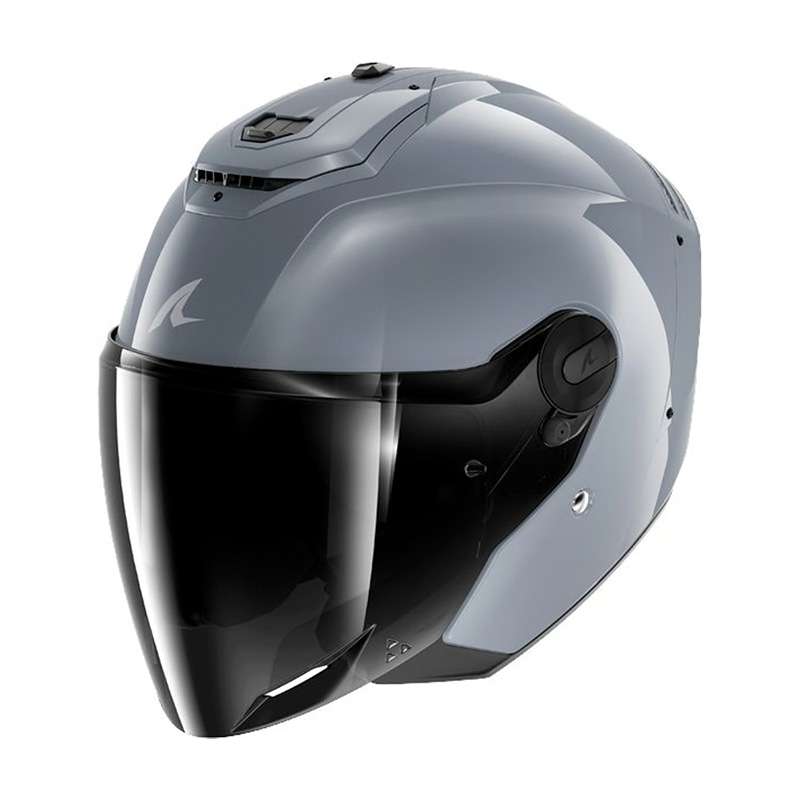 Shark Rs Jet Carbon Dark Shadow Helmet Silver