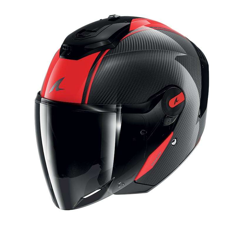 Shark Rs Jet Carbon Skin Helmet Red