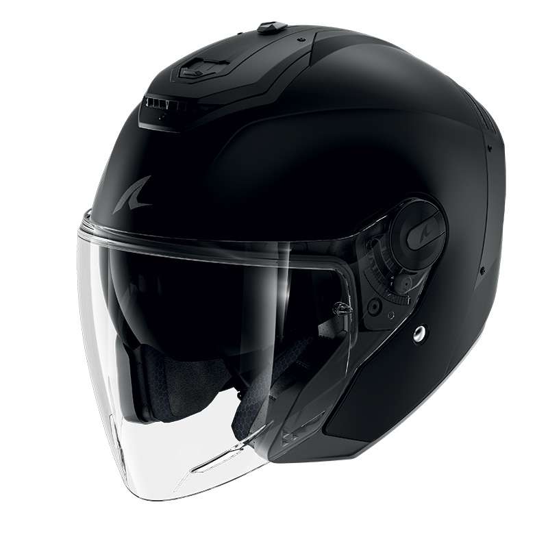 Shark Rs Jet Blank Mat Helmet Black Matt
