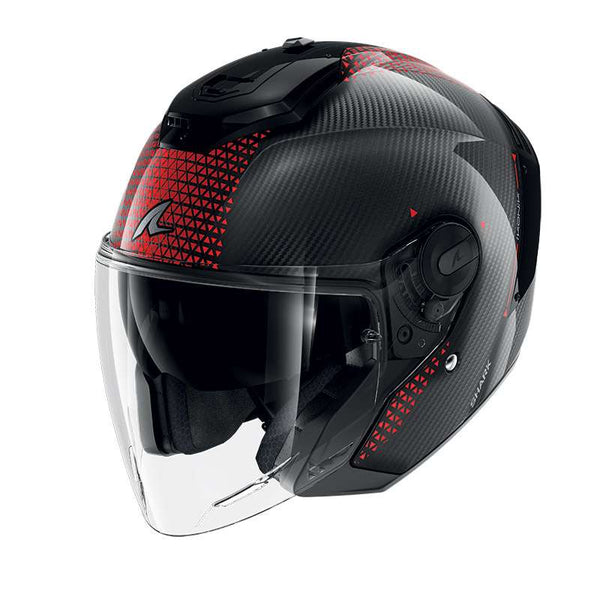 Shark Rs Jet Carbon Ikonik Helmet Red