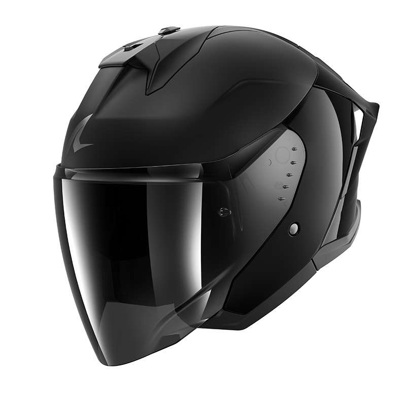 Shark Skwal Jet Cup Dark Shadow Dual Helmet Black
