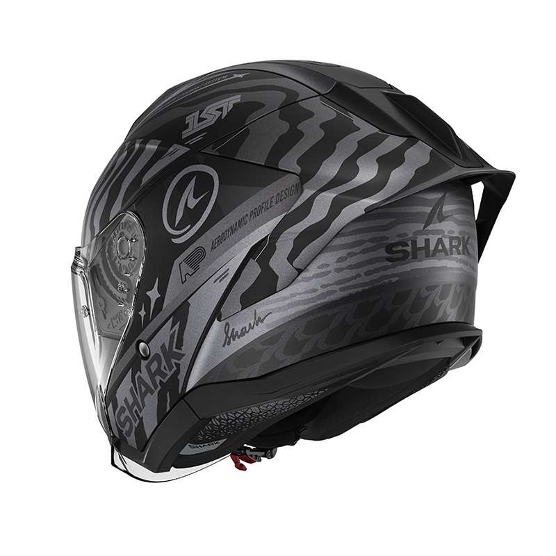 Shark Skwal Jet Cup Speed Fancy Mat Helmet Silver