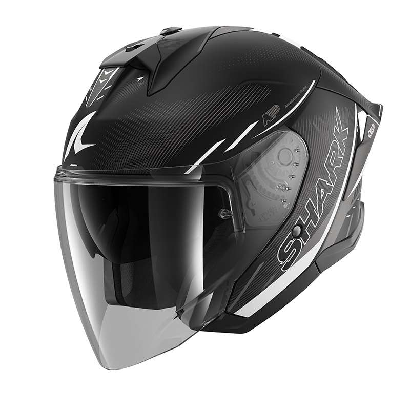 Shark Skwal Jet Cup Speed Tech Mat Helmet White