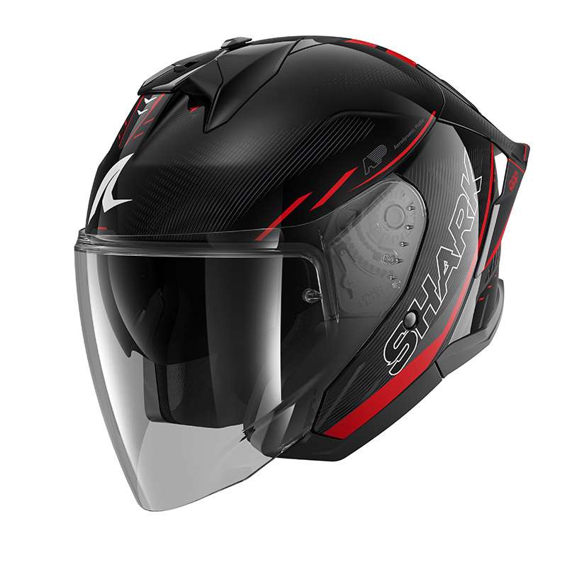 Shark Skwal Jet Cup Speed Tech Helmet Black Red