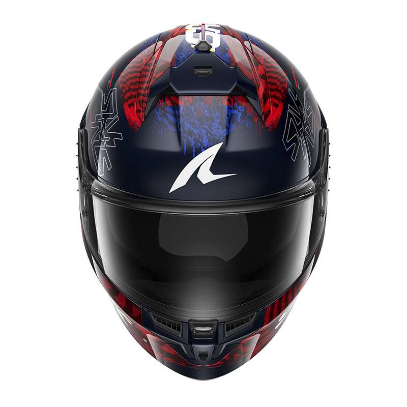 Shark Skwal Cup Speed Vib Helmet Blue Red Yellow