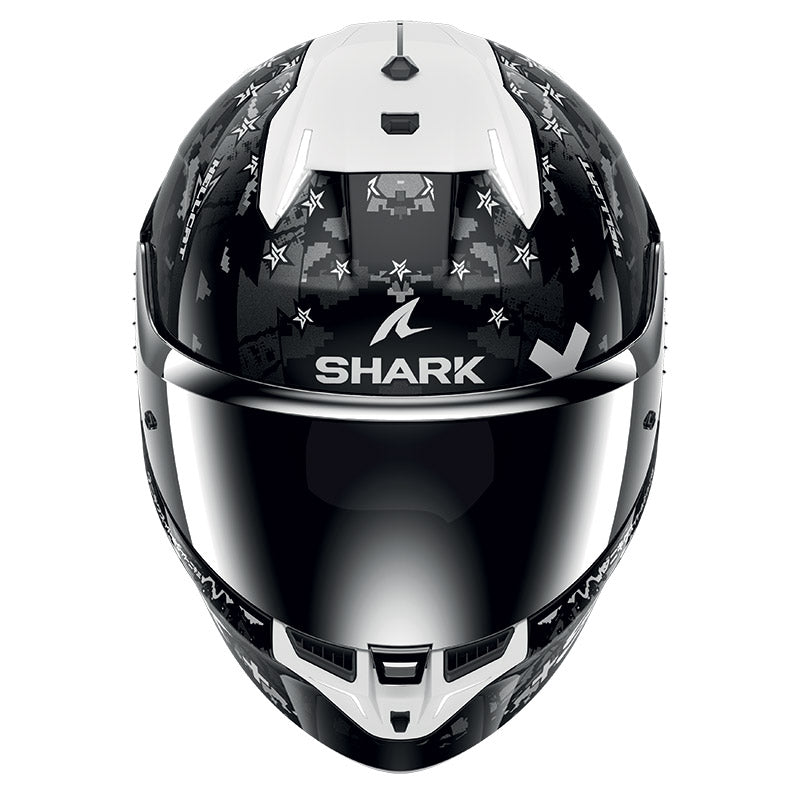 Shark Skwal I3 Hellcat Helmet Black Chrome Silver