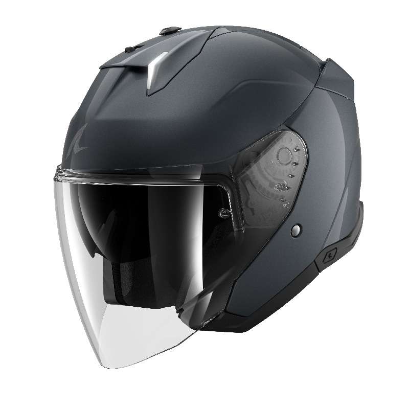 Shark Skwal I3 Jet Blank Helmet Gun Metal