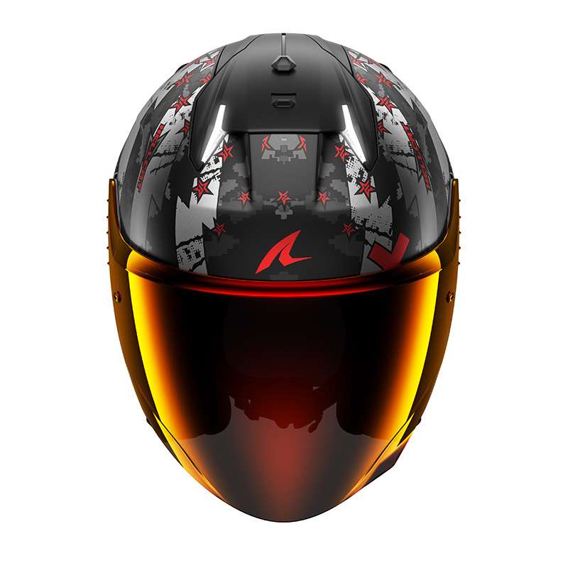 Shark Skwal I3 Jet Hellcat Mat Helmet Red
