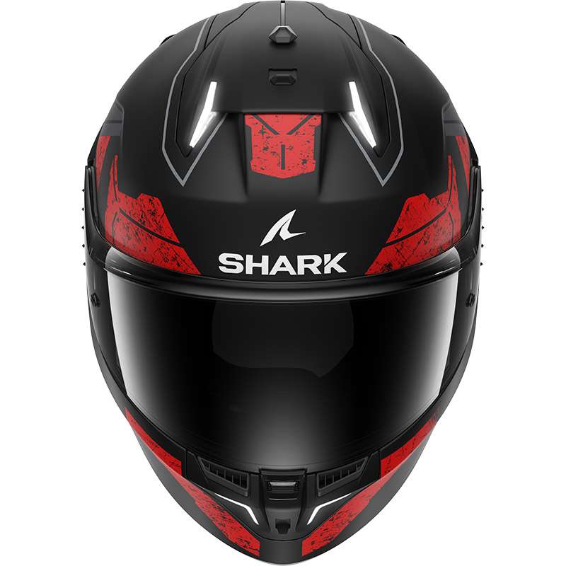 Shark Skwal I3 Rhad Mat Helmet Black Red