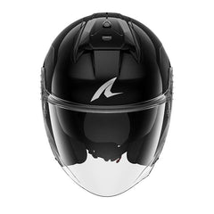 Shark Skwal Jet Cup Blank Helmet Black